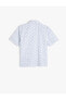 Фото #7 товара Пижама Koton Short-Sleeve Buttoned-Collar Cotton