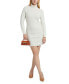 Фото #2 товара Women's Elisabeth Long-Sleeve Turtleneck Sweater Dress