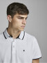 Фото #5 товара Pánské polo triko JJEPAULOS Slim Fit 12136668 White