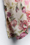 Фото #6 товара Рубашка с цветочным принтом и блестящей нитью ZARA