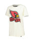 Women's Cream Arizona Cardinals Chrome Sideline T-shirt