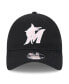 Men's Black Miami Marlins 2024 Mother's Day 9TWENTY Adjustable Hat