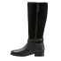 Фото #4 товара Trotters Larkin Wide Calf T1969-019 Womens Black Leather Knee High Boots