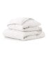 Фото #5 товара Lightweight 360 Thread Count Extra Soft Goose Down and Feather Fiber Comforter with Duvet Tabs, Twin