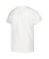 ფოტო #3 პროდუქტის Big Boys and Girls White LA28 Repeat T-Shirt