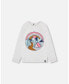 ფოტო #1 პროდუქტის Big Girls Raglan Sleeve T-Shirt With Print Light Blue Mix