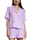 Фото #1 товара Women's Short-Sleeve Button-Up Shirt