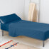 Fitted sheet HappyFriday BASIC KIDS Navy Blue 105 x 200 x 32 cm