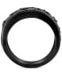 ფოტო #5 პროდუქტის EFFY® Men's Black Spinel Pavé Chain Link Ring (1 ct. t.w.) in Black PVD-Plated Sterling Silver