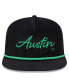 Фото #4 товара Men's Black Austin FC Corduroy Golfer Adjustable Hat