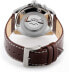 Фото #13 товара Seiko Kinetic Men's Stainless Steel Watch with Leather Strap.