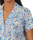 Фото #3 товара Women's 2-Pc. Floral Boxer Pajamas Set