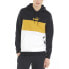 Фото #1 товара Puma Essentials Colorblock Pullover Hoodie Mens Black Casual Outerwear 587917-56