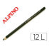 Фото #2 товара Угольные карандаши Alpino LE010012 Чёрный