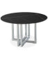 Фото #7 товара Emila 54" Round Sintered Stone Mix and Match Dining Table, Created for Macy's