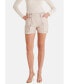 Фото #1 товара Women's Leather Fashion Short, Beige