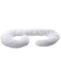 Фото #6 товара Hypoallergenic Down Alternative Total Body J Shaped Pillow with Zippered Cover