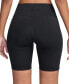 ფოტო #2 პროდუქტის Women's One High-Waisted Side-Pocket Bike Shorts