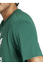 Yeşil Erkek Yuvarlak T-Shirt IR7976 TREFOIL