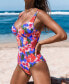 ფოტო #2 პროდუქტის Women's Floral Sweetheart Slim & Sculpt One-Piece