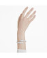 Фото #5 товара Sublima Crystal Cultivated Pearl, Round Cut, White, Rhodium Plated Cuff