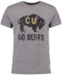 ფოტო #1 პროდუქტის Men's Heathered Gray Colorado Buffaloes Go Buffs Vintage-Inspired Tri-Blend T-shirt