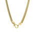 Фото #2 товара by Adina Eden solid Large Clasp Wide Snake Chain Necklace
