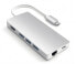 Satechi USB-C V2 Multi-Port Hub 8 in 1"Silber USB-C 8 in 1