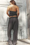 Heavy cotton baggy trousers