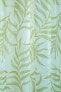 Vorhang grün Blätter Wohnzimmer