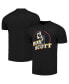 ფოტო #1 პროდუქტის Men's Black Bon Scott Gold Name T-shirt
