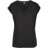 URBAN CLASSICS Round Extended short sleeve v neck T-shirt