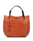 ფოტო #24 პროდუქტის Women's Genuine Leather Dip Dye Tote