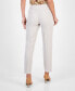 Фото #2 товара Women's Mid-Rise Fly-Front Slim-Fit Pants