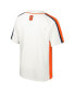 Фото #3 товара Men's Cream Distressed Syracuse Orange Ruth Button-Up Baseball Jersey