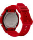 Фото #4 товара Часы и аксессуары CASIO G-Shock мужские аналогово-цифровые красный резиновый ремешок 45.4 мм GA2100-4A