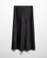 ფოტო #9 პროდუქტის Women's Midi Satin Skirt