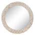 Wall mirror White Crystal Mango wood 76 x 2 x 76 cm