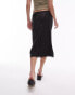 Фото #4 товара Topshop 90's length skirt with knicker waistband and lace trim in black