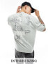 Фото #1 товара ASOS DESIGN oversized t-shirt in grey with back renaissance print