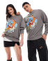 ASOS DESIGN unisex oversized license sweatshirt with Tony the Tiger print in grey