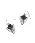 Фото #1 товара Women's Oxidised Drop Earrings