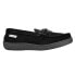 Фото #1 товара HideAways by LB Evans Marion Moccasin Mens Black Casual Slippers 1737-001