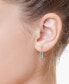 ფოტო #2 პროდუქტის EFFY® Diamond Pavé Link Drop Earrings (5/8 ct. t.w.) in 14k White and Yellow Gold