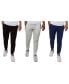 ფოტო #1 პროდუქტის Men's Pro Star Slim Fit Fleece Lined Jogger Sweatpants, Pack of 3