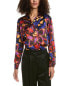 Фото #1 товара Johnny Was Blooms Silk Shirt Women's