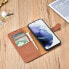 Фото #12 товара Skórzane etui portfel do Galaxy S22+ Leather Wallet Case brązowy