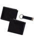 Men's RFID Passcase Wallet & Key Fob Set