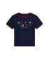 Toddler and Little Boys Corduroy-Logo Cotton Jersey Tee