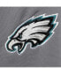 Фото #2 товара Men's Charcoal Philadelphia Eagles Big and Tall Sonoma Softshell Full-Zip Jacket